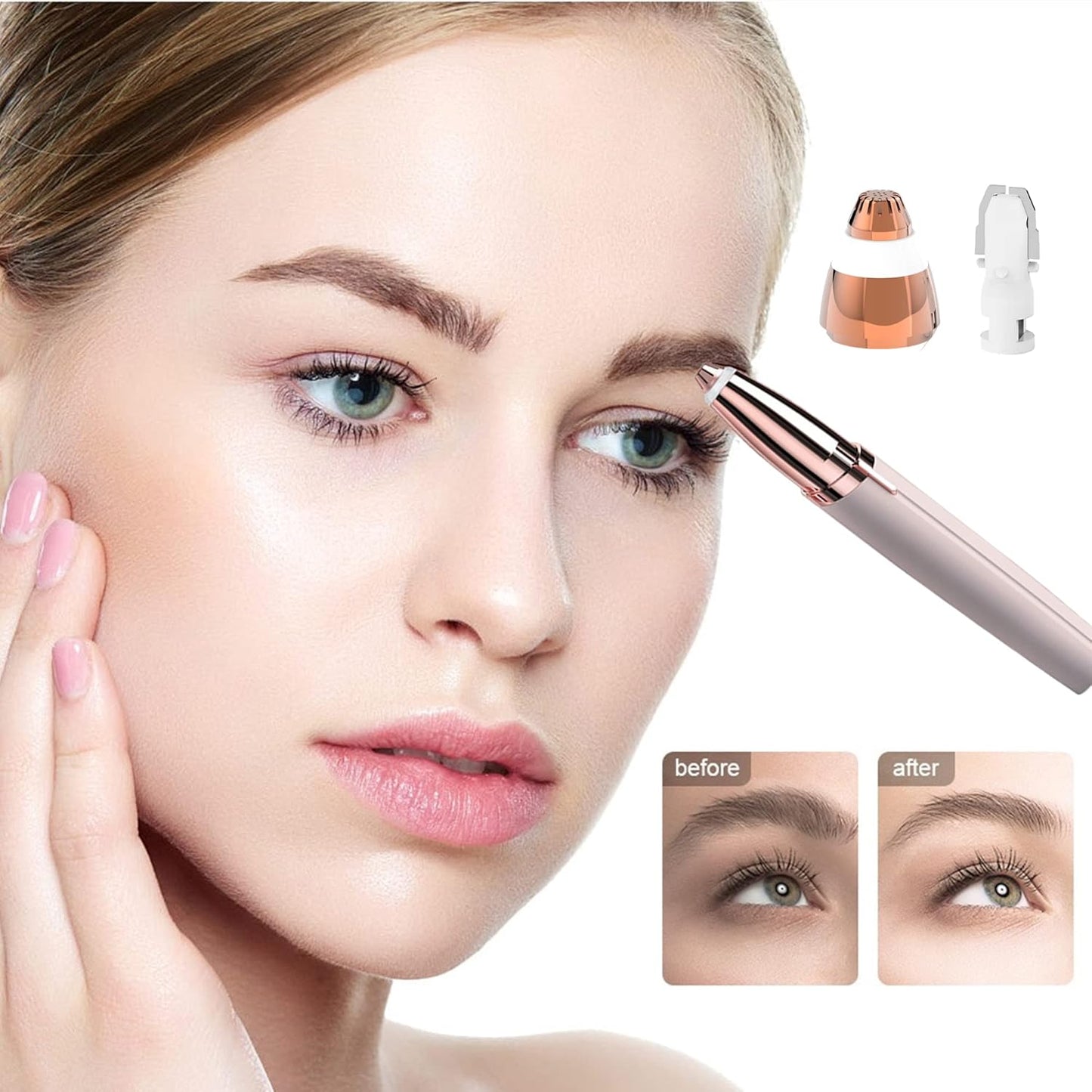 Eyebrow Hair Remover Replacement Heads for Finishing Touch Flawless Facial Hair Remover