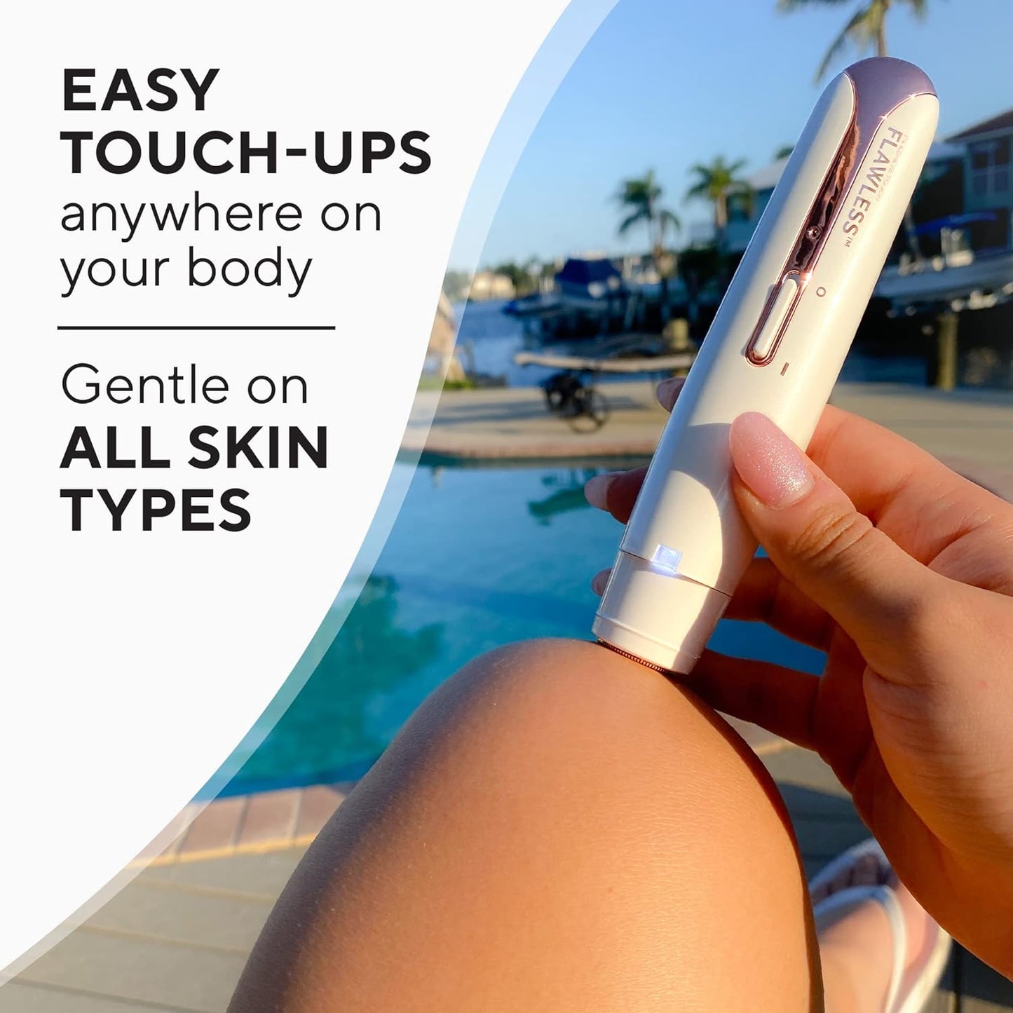 Flawless Body Touch Up, Electric Razor for Women