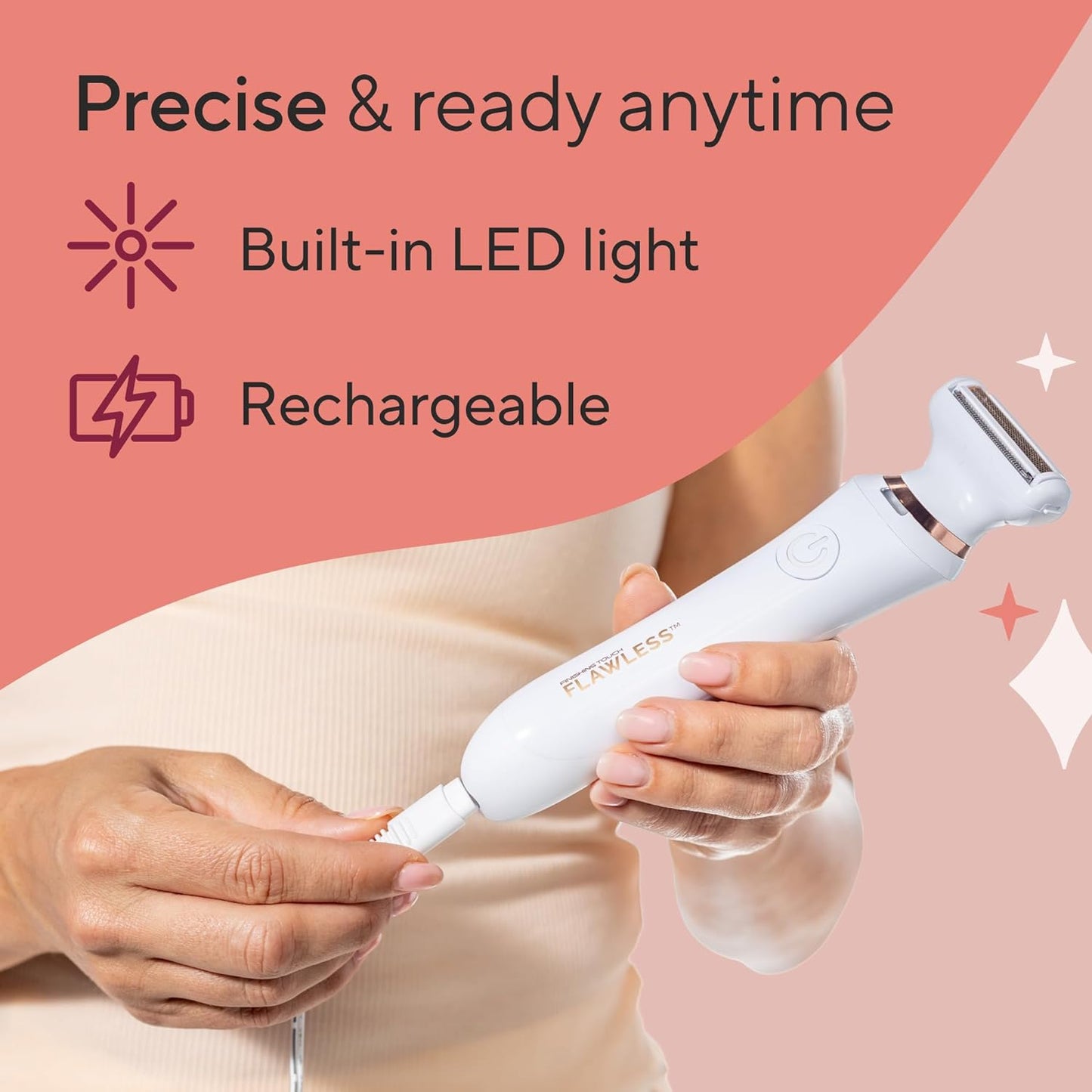 Flawless Underarm Hair Removal Electric Razor Device