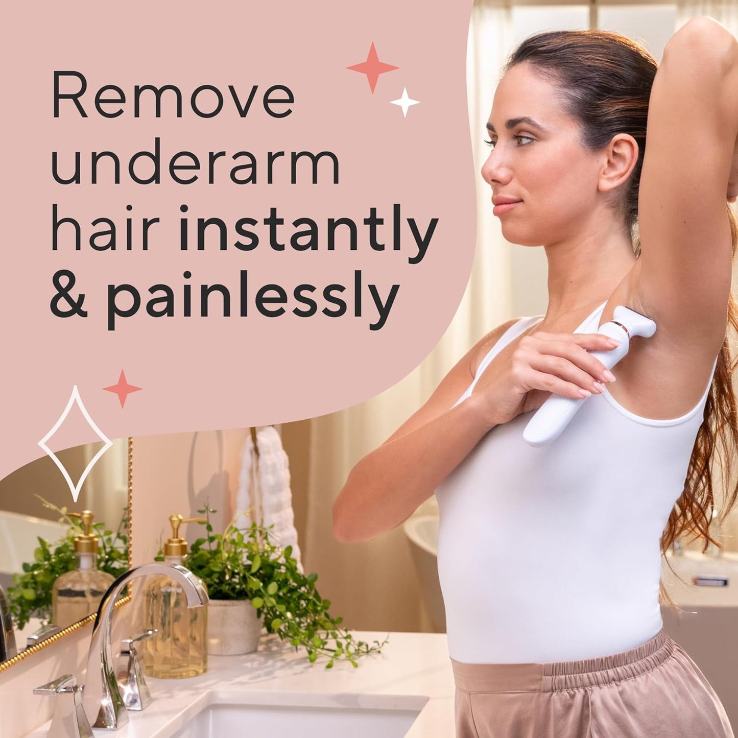 Flawless Underarm Hair Removal Electric Razor Device