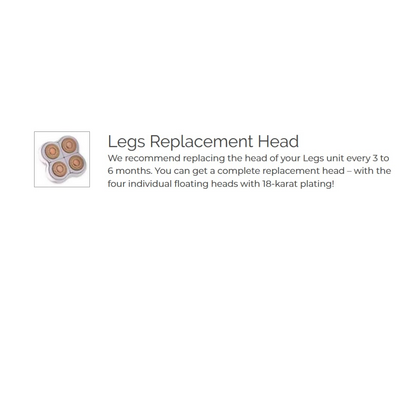 Flawless legs instant and painless ladies hair remover replacement head
