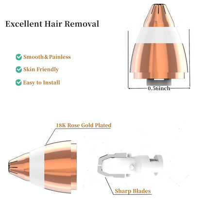 Eyebrow Hair Remover Replacement Heads for Finishing Touch Flawless Facial Hair Remover