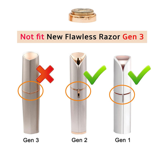 Facial Hair Remover Replacement Heads Gen 2