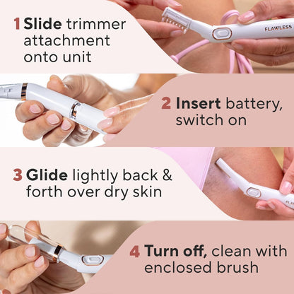 Flawless Bikini Shaver and Trimmer Hair Remover