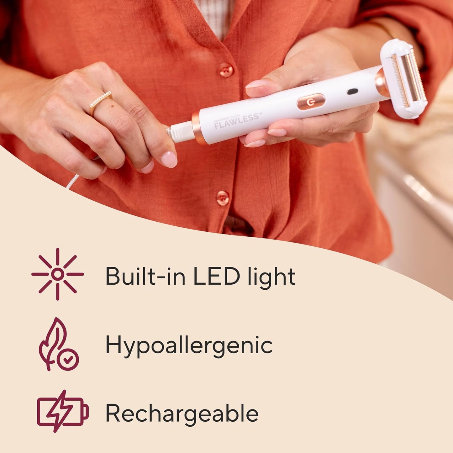 Flawless Legs, Electric Razor for Women