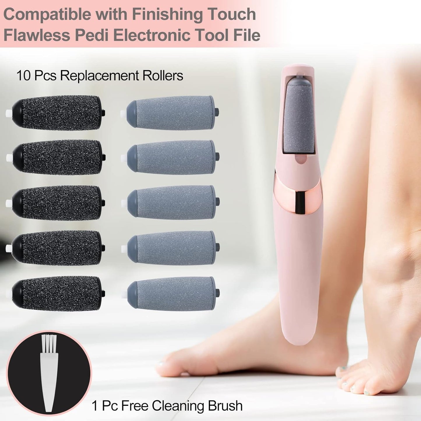 Finishing Touch Flawless Pedi Replacement Heads for Pedicures