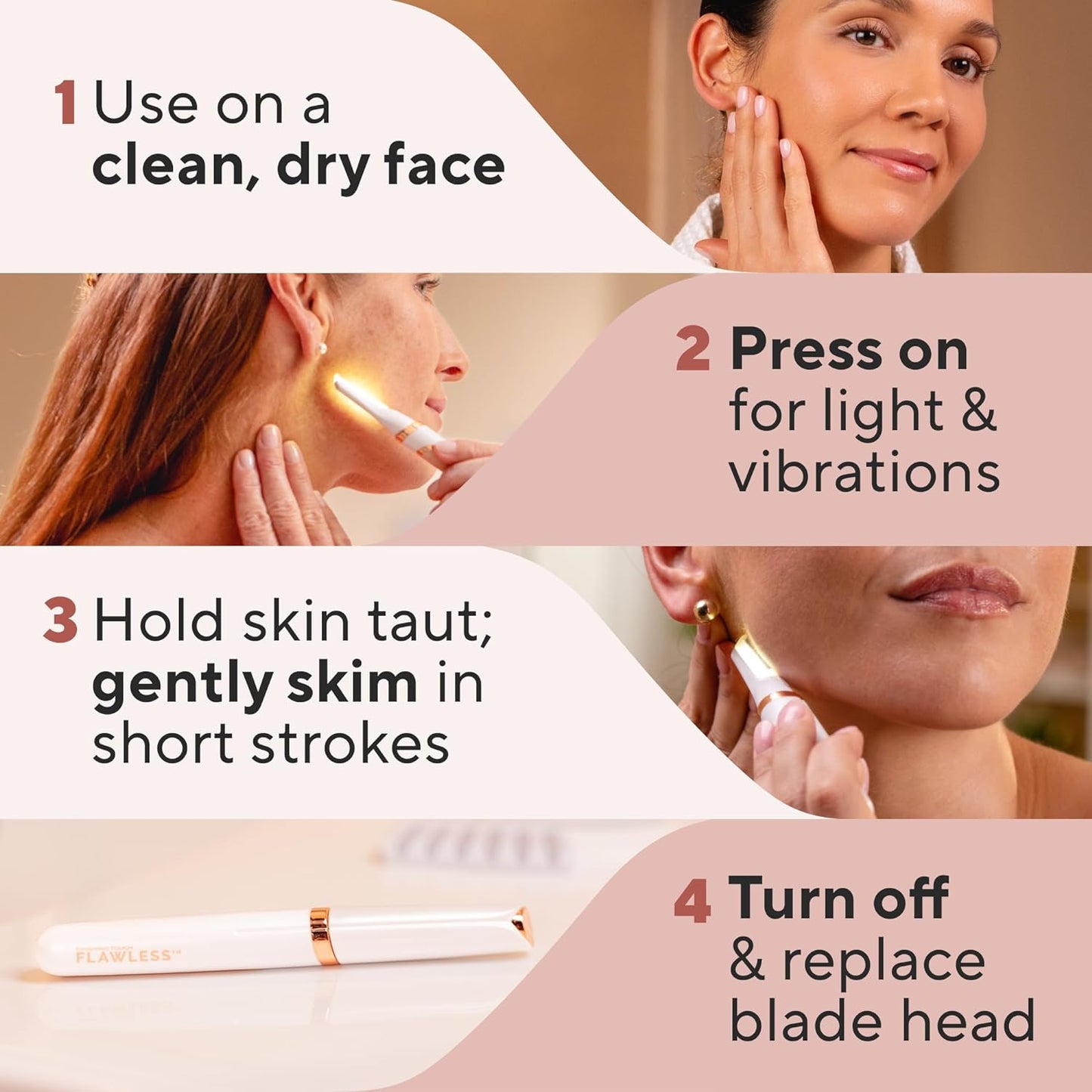 Flawless Dermaplane Glo Sonic