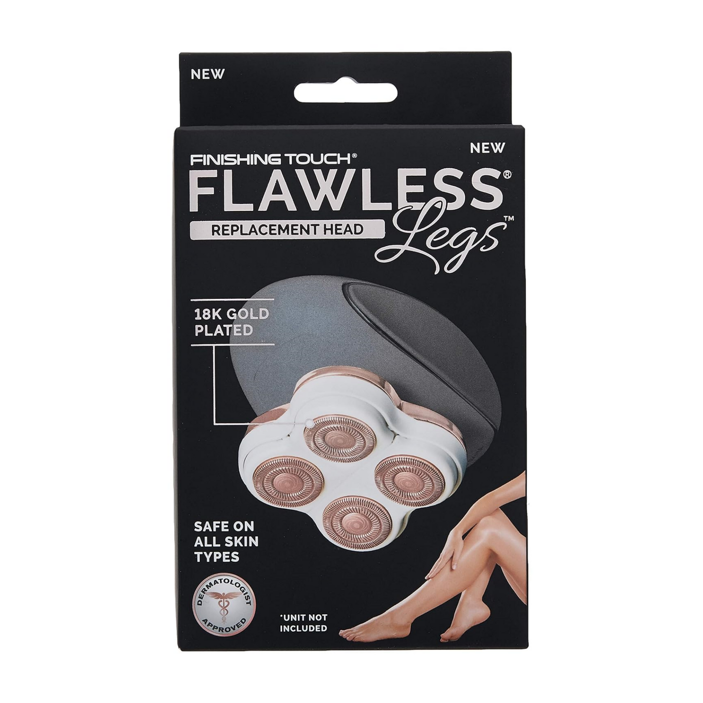 Flawless legs instant and painless ladies hair remover replacement head